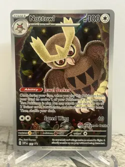 Pokemon Noctowl #141 Pokemon Center Exclusive Stamped Promo NM - Image 1