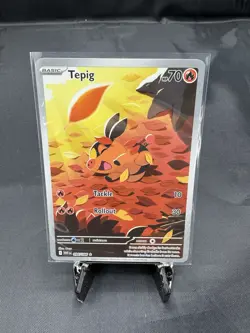 Tepig 096/086 Illustration Rare White Flare Pokemon Near Mint Pack Fresh - Image 1