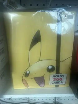NEW ULTRA PRO POKEMON PIKACHU PRO BINDER CARD HOLDER 2025 - Holds 360 Cards! - Image 1