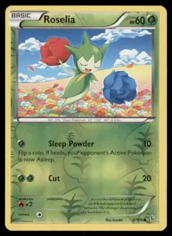 Pokemon TCG Roselia 8/106 Reverse Holo - Image 1