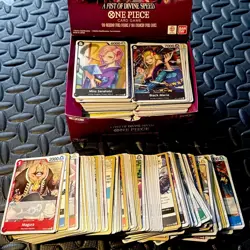 One Piece Card Game OP-11 mixed w/ A Fist of Divine Speed Lot Common Collection - Image 1