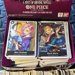 One Piece Card Game OP-11 mixed w/ A Fist of Divine Speed Lot Common Collection - Image 3