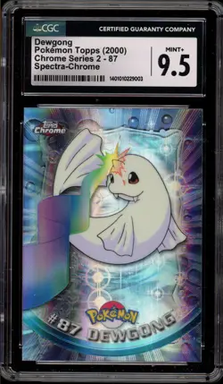 Pokemon Topps Chrome Dewgong Spectra #87 CGC 9.5 - Image 1