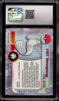 Pokemon Topps Chrome Dewgong Spectra #87 CGC 9.5 - Image 2