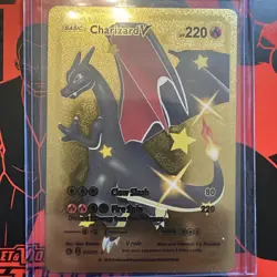 Charizard V HP 220 Gold Foil Pokemon Card 079/073 - Image 1
