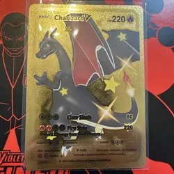 Charizard V HP 220 Gold Foil Pokemon Card 079/073 - Image 3