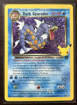 Pokemon TCG Dark Gyarados 8/82 Celebrations Holo 25th Anniversary EN - Image 2
