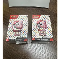 Pokemon TCG Scarlet & Violet 151 Booster Bundle Box 2x English Mew SEALED - Image 1