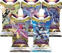 Pokemon TCG 2022 Astral Radiance Sleeved Boosters x 5 FULL ART SET - Image 1