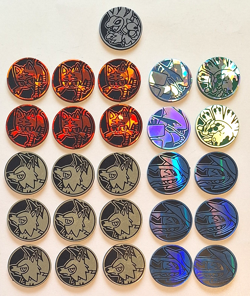 Lot of 26 Official Pokemon Coins, TCG Mixed Lot, Preowned - Image 1