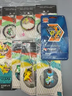 2023 2024 Pokemon World Championship Keychain & Pin Lot New Sealed Pikachu - Image 2