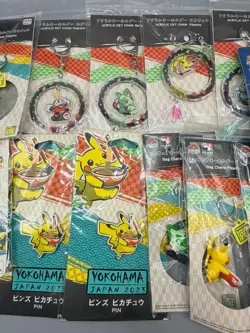 2023 2024 Pokemon World Championship Keychain & Pin Lot New Sealed Pikachu - Image 3