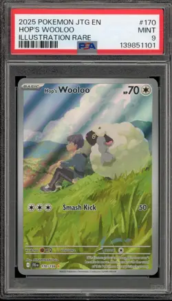 Pokemon Hop's Wooloo Journey Together Illustration Rare #170 PSA 9 Mint - Image 1