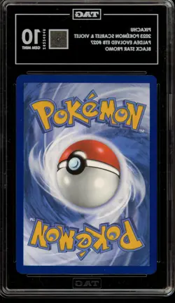 Pokemon Pikachu Paldea Evolved ETB Promo SVP EN 027 TAG 10 Gem Mint - Image 2