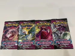 Pokemon Fusion Strike Art Set SEALED Set of 4 Packs - Image 1