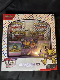 Pokemon TCG: Scarlet & Violet-151 Alakazam ex Collection Booster Box 820650855269 - Image 1