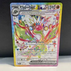 Pokemon TCG Flygon EX Holo Ultra Rare Card 222/191 Sv08: Surging Sparks - Image 1