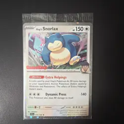 Pokemon Hop's Snorlax Cosmos Holo GameStop Promo SEALED - Image 1