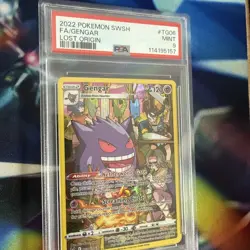 Pokemon 2022 Sword & Shield Gangar Full Art Lost Origin TG06/TG30 PSA 9 - Image 2