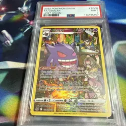 Pokemon 2022 Sword & Shield Gangar Full Art Lost Origin TG06/TG30 PSA 9 - Image 4