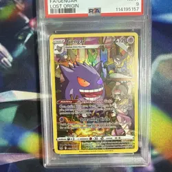 Pokemon 2022 Sword & Shield Gangar Full Art Lost Origin TG06/TG30 PSA 9 - Image 5