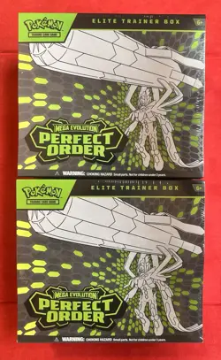 Lot of 2 Pokemon Perfect Oreder Elite Trainer Box ETB-New/Sealed - Image 1