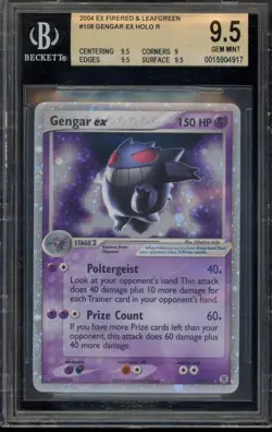 Pokemon Gengar ex EX Fire Red & Leaf Green Holo Ultra Rare #108 BGS 9.5 - Image 1