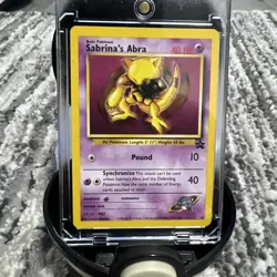 Sabrina's Abra 19 Promo Wizards Black Star Promos Pokemon 1999 - Image 1