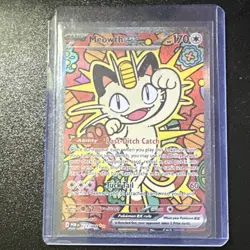 Meowth ex 121/088 Perfect Order Ultra Rare Full Art Holo English Pokemon TCG - Image 1