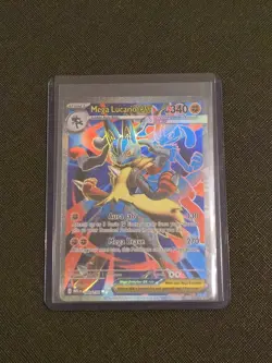 Pokemon TCG Mega Lucario ex 160/132 Mega Evolution Ultra Rare NM - Image 1