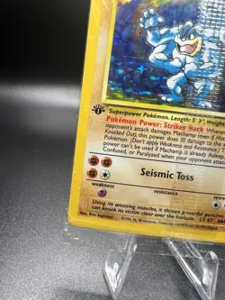 Pokemon TCG Sealed 1st Edition Machamp Base Set Holo Rare 8/102 see DESC - Image 5