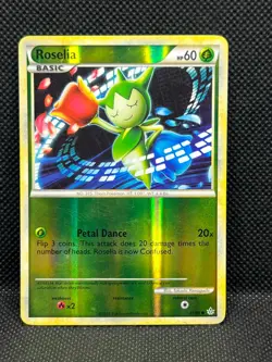 Pokemon Tcg Roselia 61/95 Unleashed Reverse Holo - Image 1