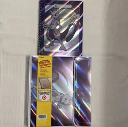 Mewtwo Mew Trapper Keeper Binder Pokemon x Target 30th Anniversary and Notebook - Image 1