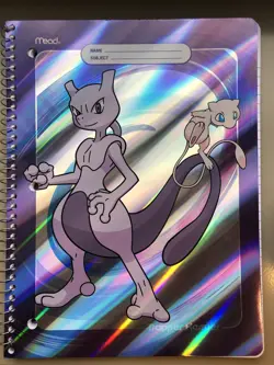 Mewtwo Mew Trapper Keeper Binder Pokemon x Target 30th Anniversary and Notebook - Image 4