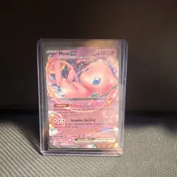 Pokemon Mew ex 151/165 Scarlet & Violet 151 Double Rare Holo 180 HP English - Image 1