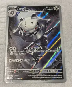 Steelix 150/132 Illustration Rare Pokemon Mega Evolution English NM Pack 2 Sleev - Image 2