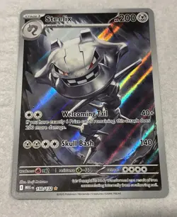 Steelix 150/132 Illustration Rare Pokemon Mega Evolution English NM Pack 2 Sleev - Image 3