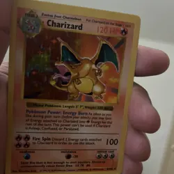Charizard Base Set 4/102 SHADOWLESS Holo Rare Pokemon Card WOTC Vintage TCG - Image 1