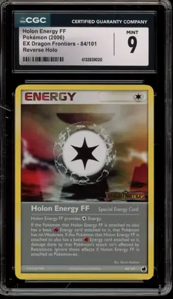 Pokemon Holon Energy FF EX Dragon Frontiers Reverse Holo Rare #84 CGC 9 Mint - Image 1