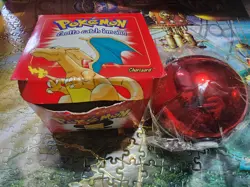 Charizard Pokemon 23K Gold Plated Trading Card 1999 Burger King Pokeball - Image 3