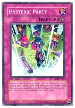 Hysteric Party - SD8-EN027 - Common - Unlimited Edition - Heavily Played - Lord - Image 1