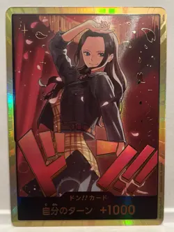 Don!! Card Gold Foil Nico Robin Japanese One Piece Card Game Heroines Edition - Image 1