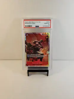 2025 One Piece Starter Deck ST-21 EX Gear 5 #015 Roronoa Zoro PSA Gem 10 POP 17 - Image 3
