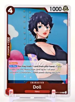 OP11-008 Doll (R) A Fist of Divine Speed One Piece CCG - Image 1