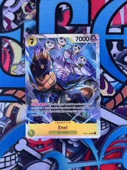 Enel OP05-100 SR Awakening Of The New Era English One Piece Card (NM) - Image 1