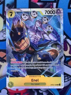 Enel OP05-100 SR Awakening Of The New Era English One Piece Card (NM) - Image 2