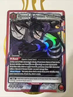 Union Arena One Punch Man - Speed-o'-Sound Sonic (SR) - UE06BT/OPM-1-071 SR - Image 1