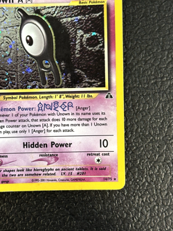Unown A - 14/75 - Pokemon Neo Discovery Unlimited Holo Rare Card WOTC LP - Image 4