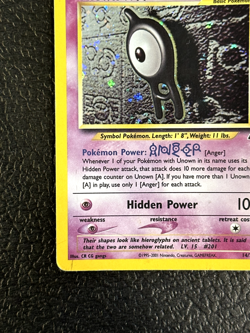 Unown A - 14/75 - Pokemon Neo Discovery Unlimited Holo Rare Card WOTC LP - Image 5