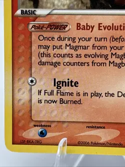 Magby 58/92 EX Legend Maker English Pokemon Card TCG - Image 4